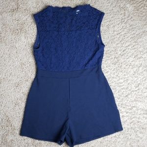 Dark Blue Romper